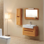 armoire salle de bain bois