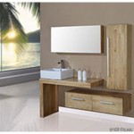 armoire salle de bain bois