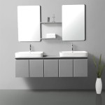 armoire salle de bain grise