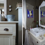 armoire salle de bain vintage