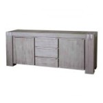 buffet bas gris