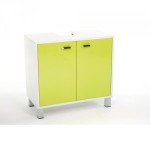 buffet de cuisine vert pomme