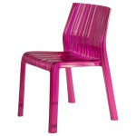 chaise de cuisine fuschia