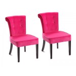 chaise de cuisine fuschia