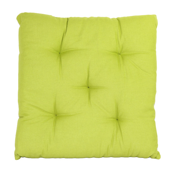 galette de chaise de jardin vert anis