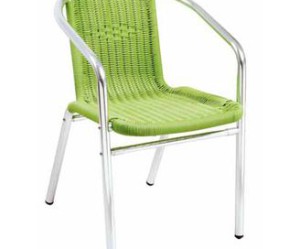 galette de chaise de jardin vert anis