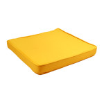 galette de chaise jaune