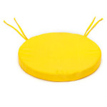 galette de chaise jaune