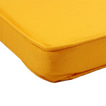 galette de chaise jaune