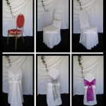 housse de chaise pour mariage en tissu