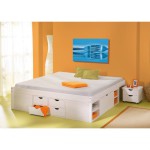 lit 2 personnes pas cher avec sommier et matelas