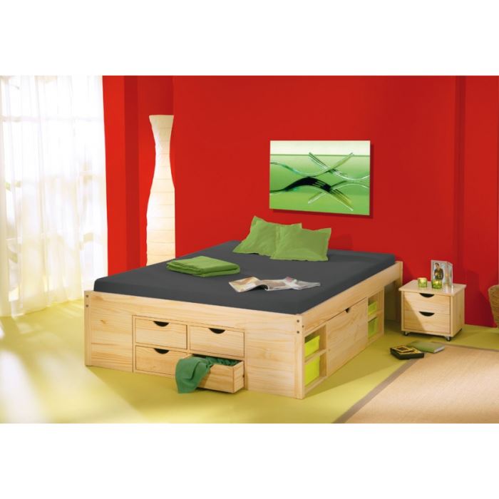 lit 2 personnes pas cher avec sommier et matelas