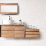 meuble bas salle de bain en bois