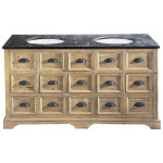 meuble bas salle de bain en bois