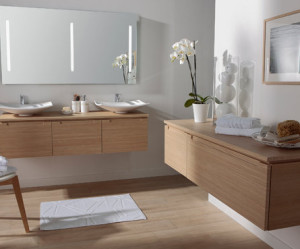 meuble salle de bain nature