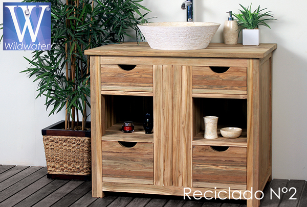 meuble salle de bain teck haut de gamme