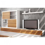 meuble tv bas long bois