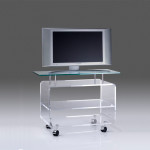 meuble tv verre haut de gamme