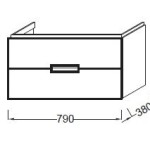 meuble vasque reve jacob delafon