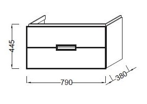 meuble vasque reve jacob delafon