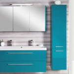 meuble vasque turquoise