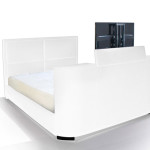 pied de lit tv integre