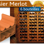 range bouteilles en brique