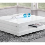 table basse design blanc