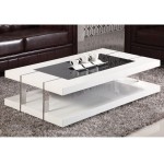 table basse design blanc