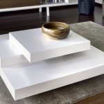 table basse design blanc