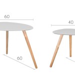 table basse wald blanche