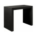 table console noir mat