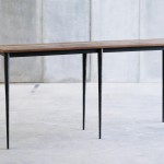 table console style industriel