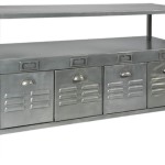 table console style industriel