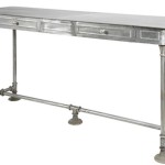 table console style industriel