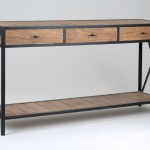 table console style industriel