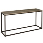 table console style industriel