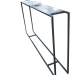 table console style industriel