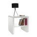 table d'appoint blanc laque z