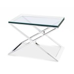 table d'appoint verre design