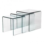 table d'appoint verre design