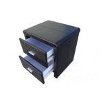 table de chevet simili cuir