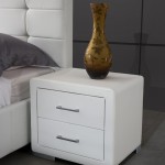 table de chevet simili cuir
