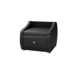 table de chevet simili cuir