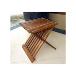 tabouret de douche teck