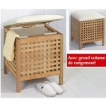 tabouret de douche teck