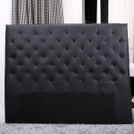 tete de lit noire 140