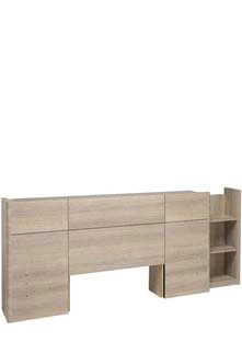 tete de lit rangement fly