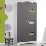 armoire chambre taupe