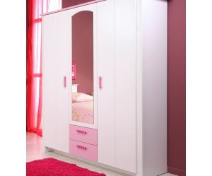 armoire de chambre blanc pas cher